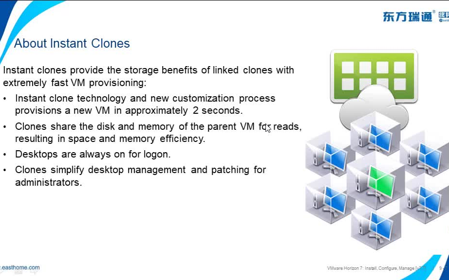 [图]虚拟化：VMware Horizon 7.0即时克隆技术详解