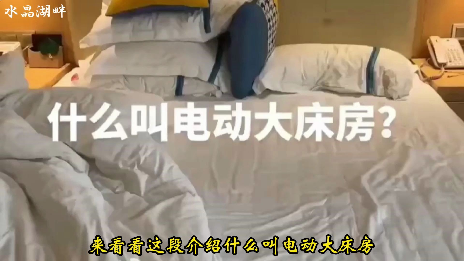 美女介绍什么是电动大床房 装杯装进去了哔哩哔哩bilibili