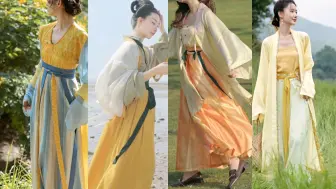 Download Video: 【35套黄色汉服】把春天穿在身上