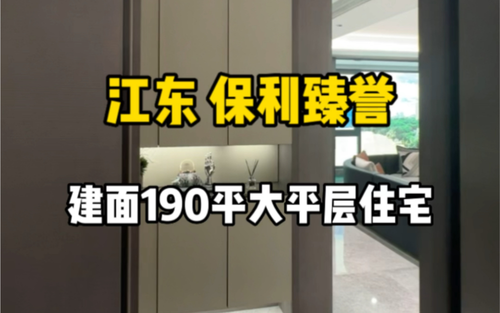 宁波江东新房建筑面积190平 新房住宅 保利臻誉项目大平层项目哔哩哔哩bilibili