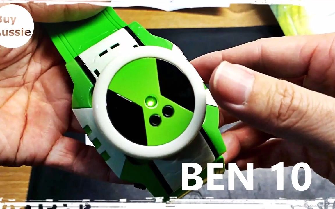 少年骇客外星英雄ben10雷达变身手表omnitrix玩具开箱
