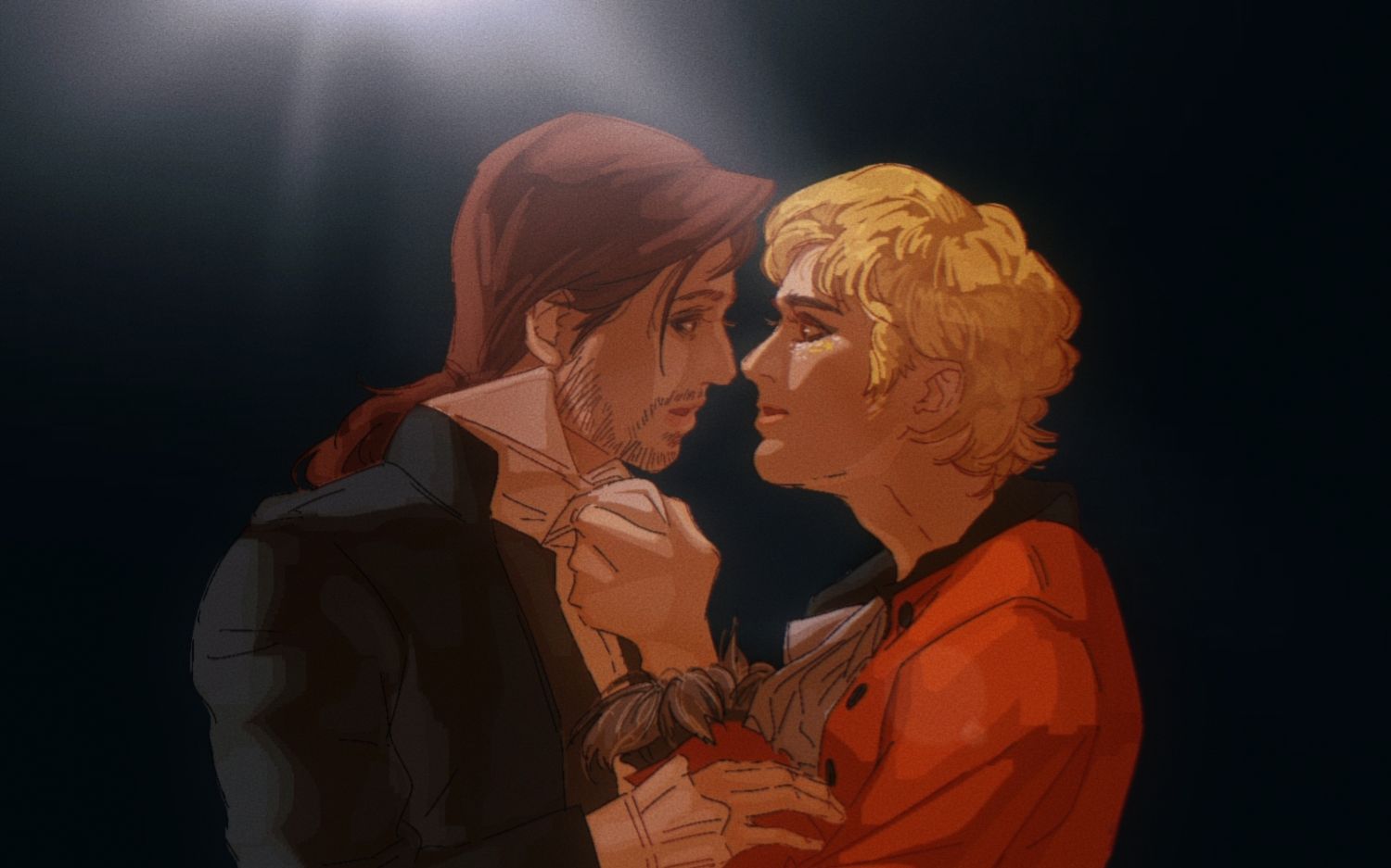 【procreat】法扎古早绘画过程:祝萨列里生日快乐!萨列里x莫扎特