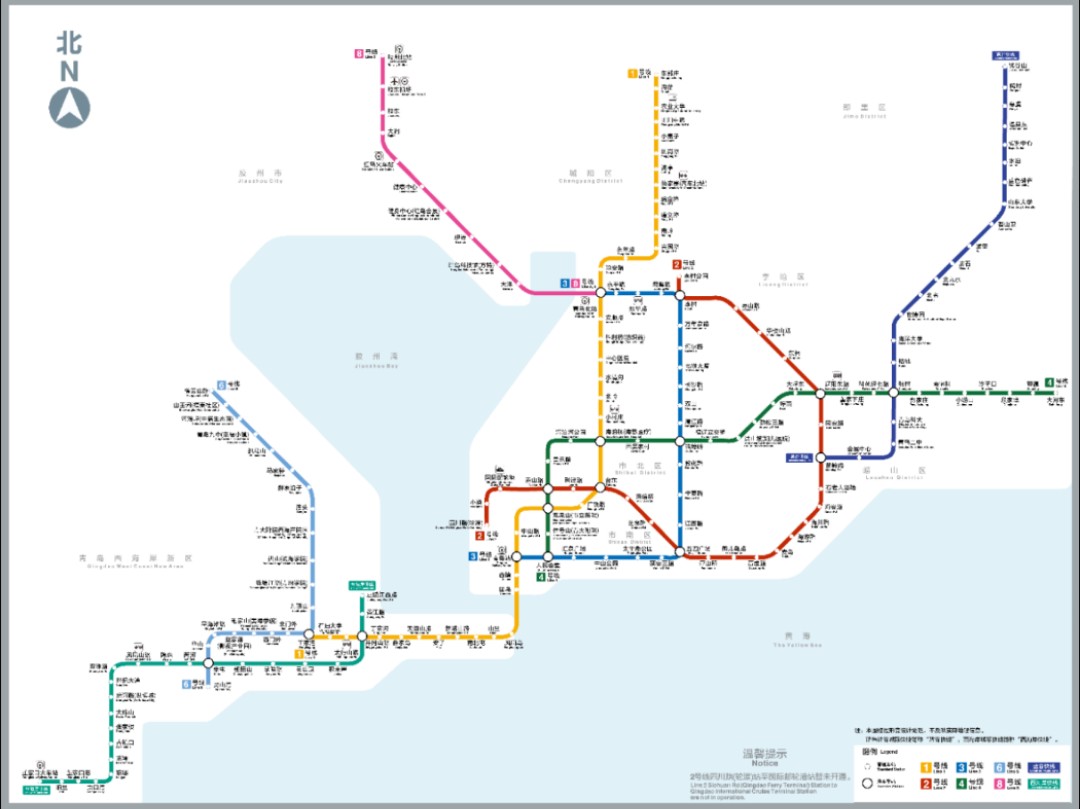 青岛地铁线路图查询图片