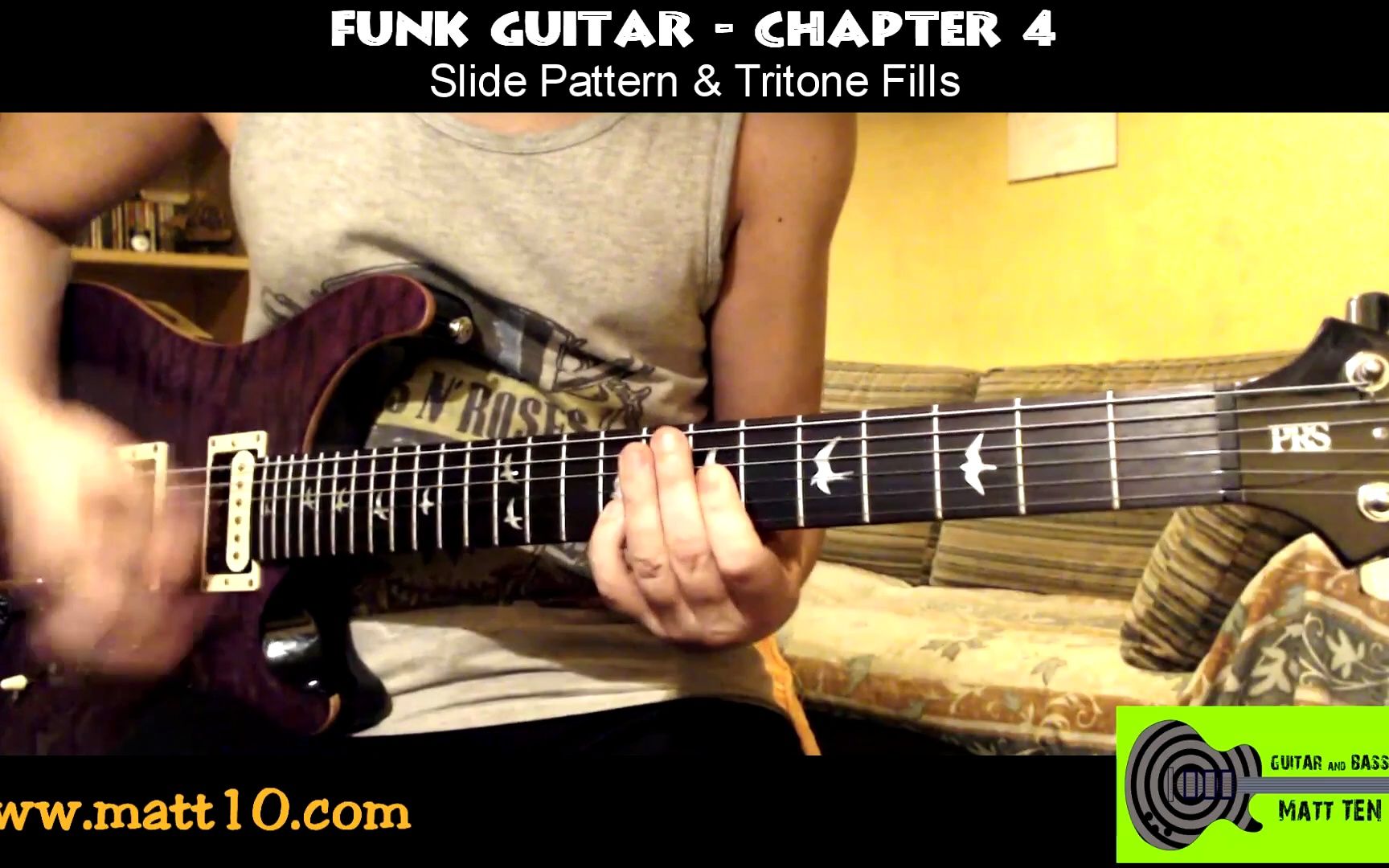 【吉他教学】funk吉他节奏练习4