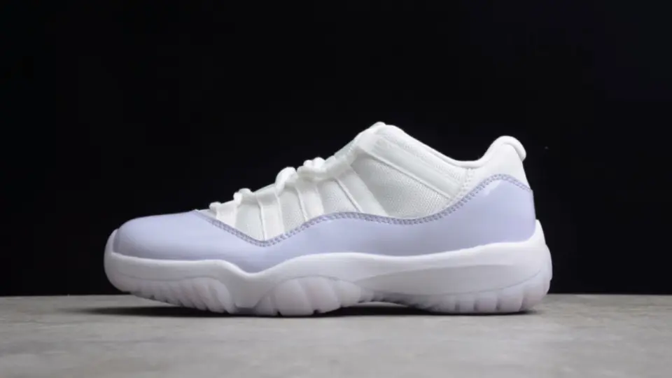 乔丹Air Jordan 11 Low Pure Violet AJ11 白紫清新紫罗兰低帮篮球鞋 