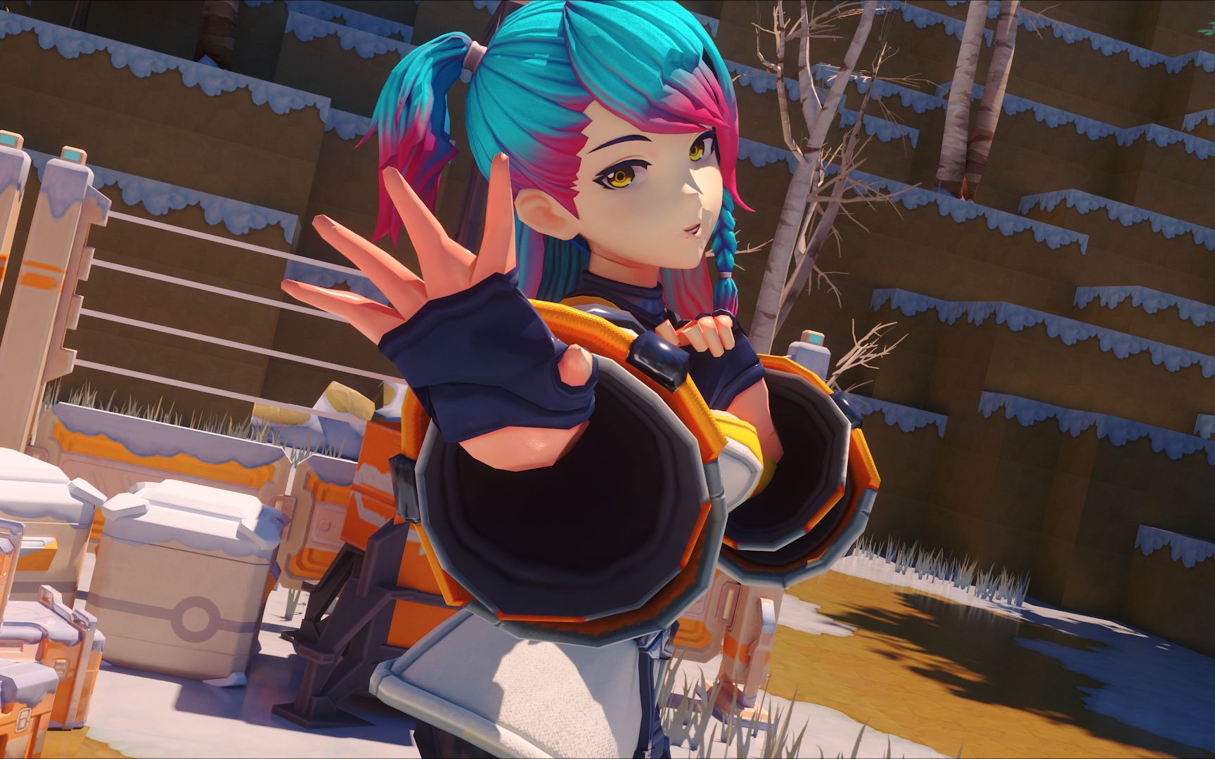 【我的起源/奈亚丝/模型配布/c4d】用光线追踪渲染器看大型沙盒游戏