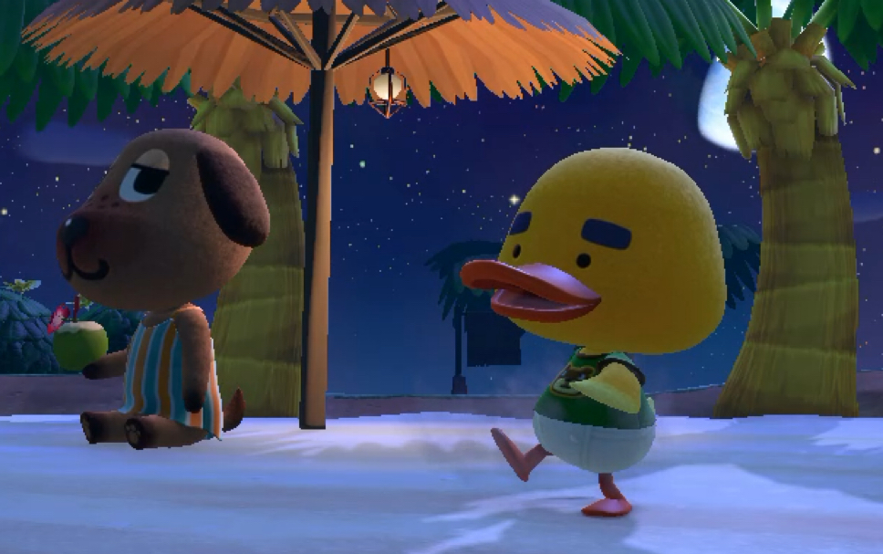 动森点击浪费20秒看李察玩沙