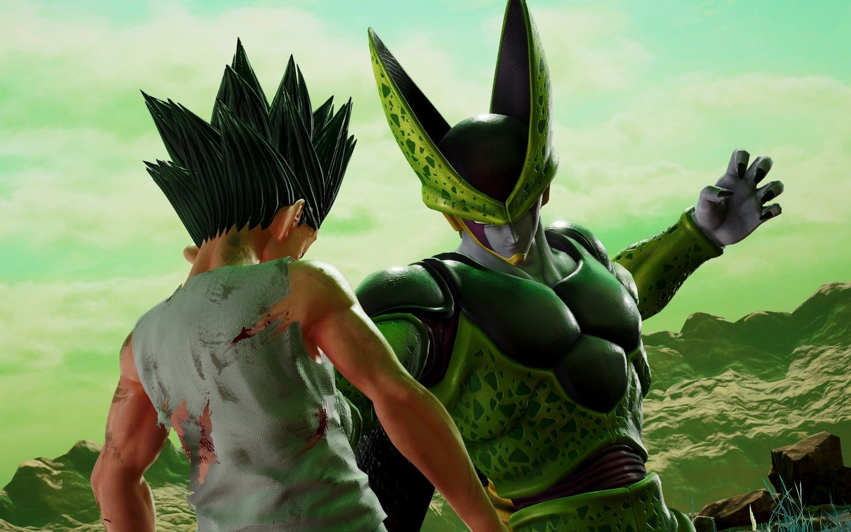 3d建模七龙珠沙鲁模型制作,"变身超级赛亚人的窍门就是生气!