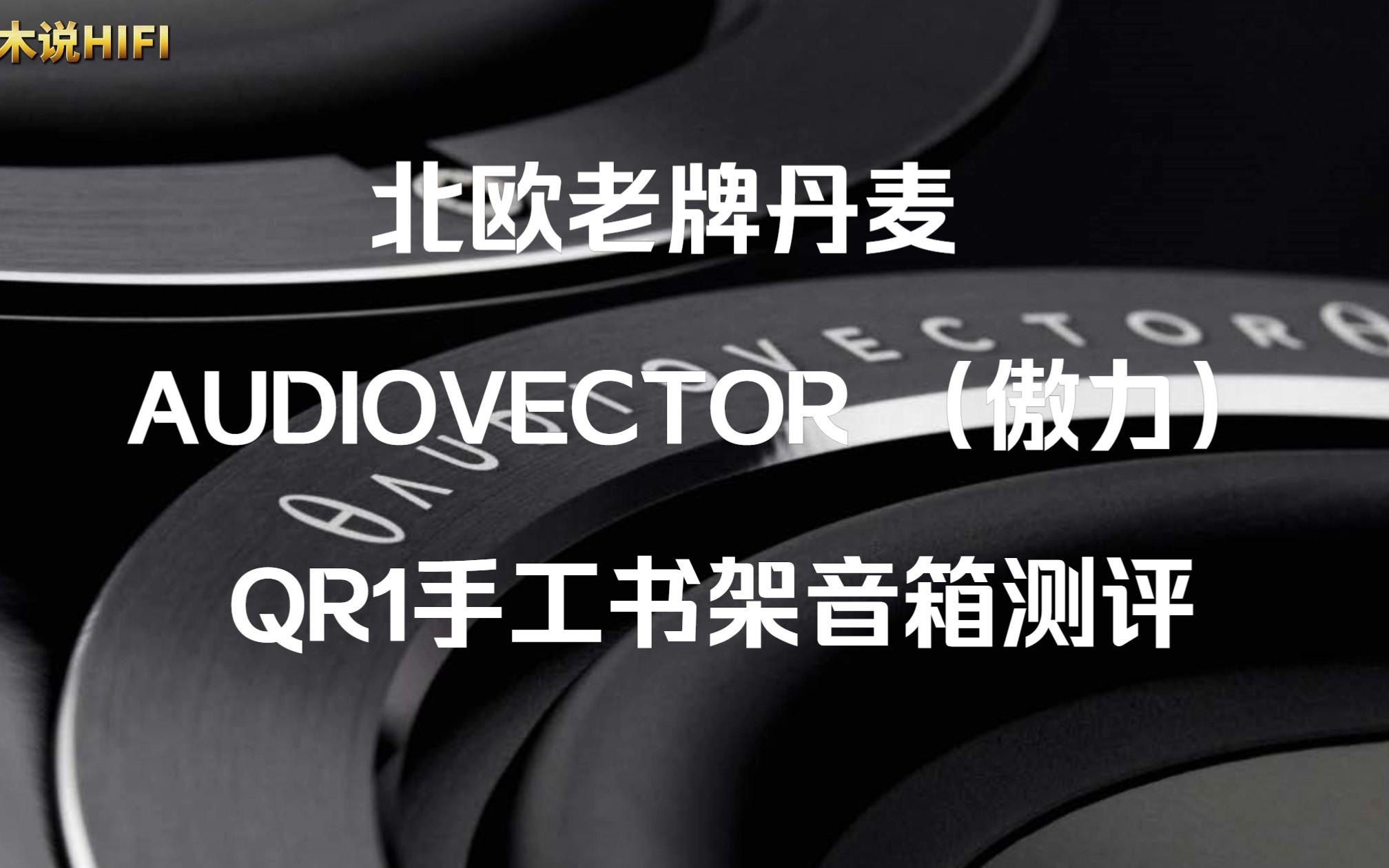 北欧老牌丹麦AUDIOVECTOR (傲力)QR1手工书架音箱测评哔哩哔哩bilibili