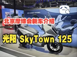 Download Video: KYMCO SkyTown 125北京摩博会光阳新车介绍