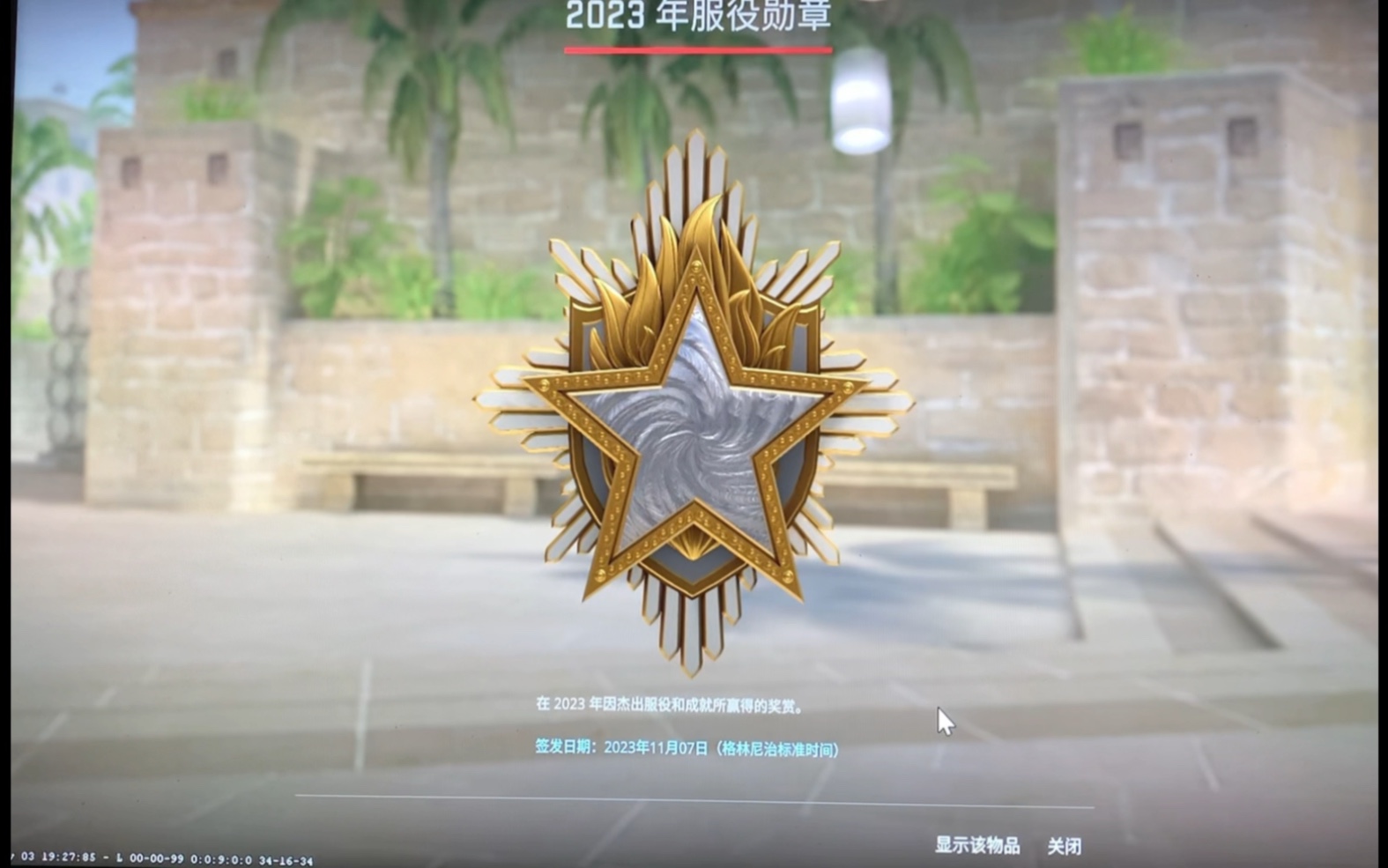 csgo2020服役勋章图片