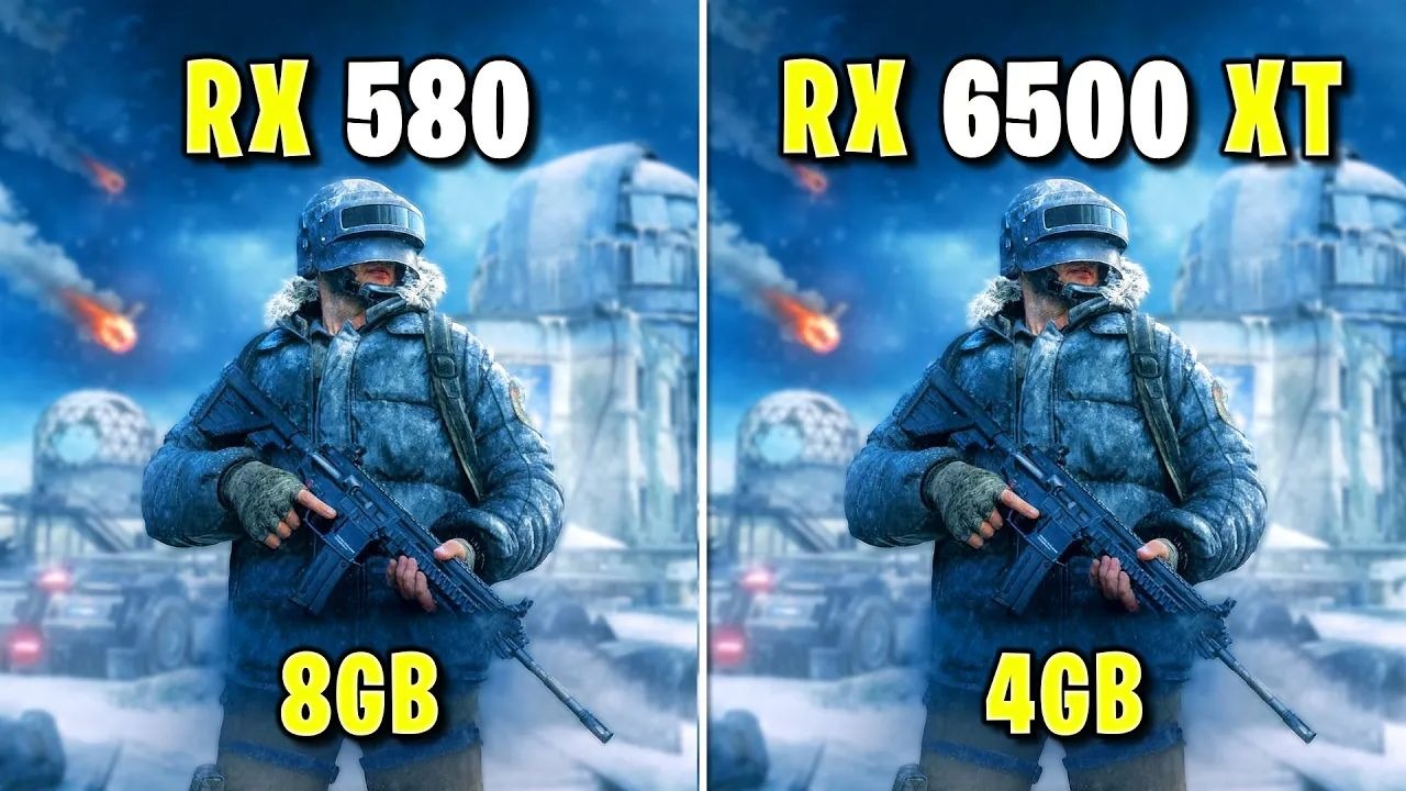 RX 580 vs RX 6500 XT - 2025年对比