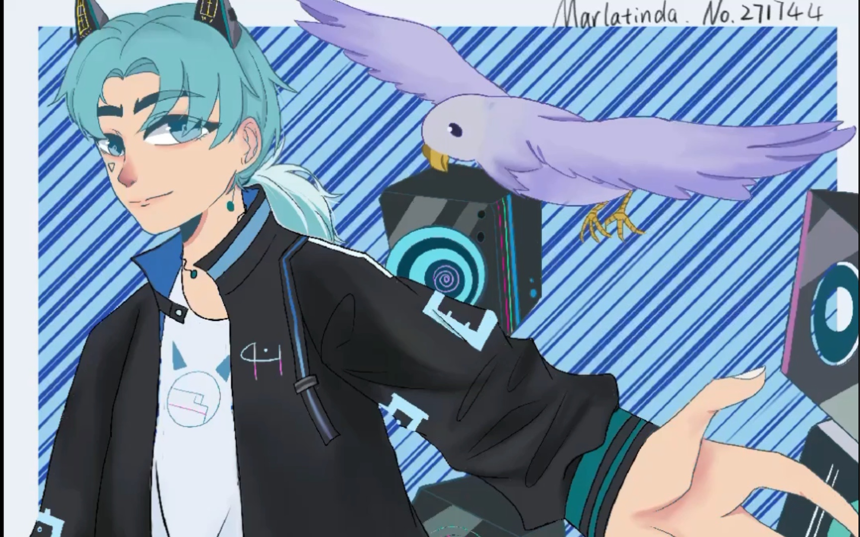 活动作品procreate某幻新设拿来画吧你