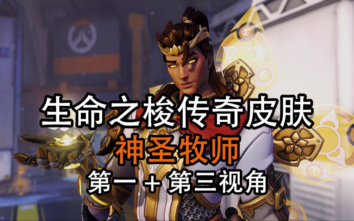 【8k最高画质】生命之梭传奇皮肤 神圣牧师 第一 第三视角