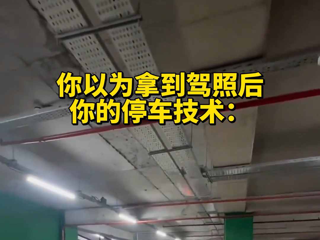 当刚拿驾照后的你拿驾照后停多久才能一把倒?#倒车入库 #新手司机 #一把倒车入库#2025年元旦高速公路不免费 #驾照哔哩哔哩bilibili