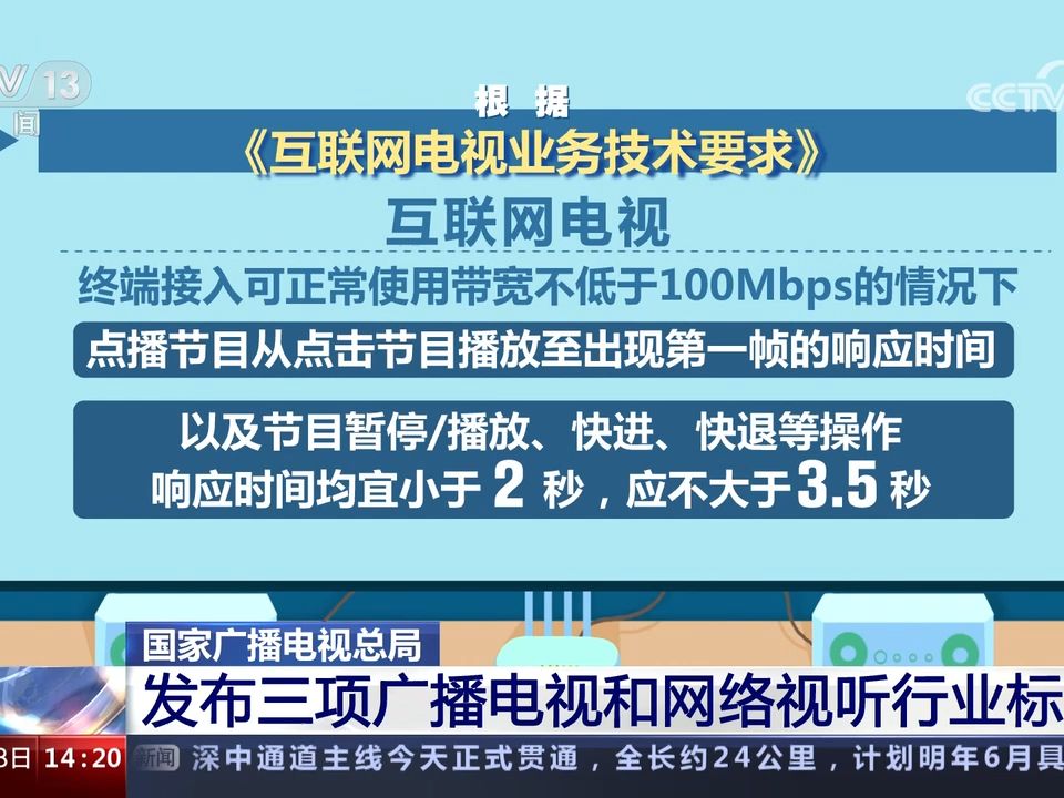 【网络电视】国家广播电视总局 发布三项广播电视和网络视听行业标准哔哩哔哩bilibili