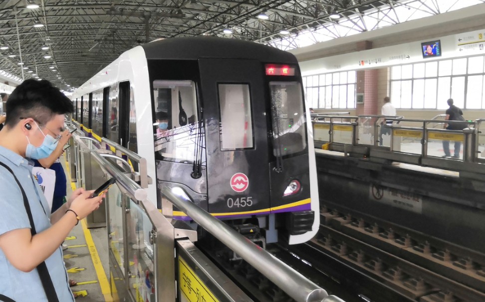 20200708下午上海地铁4号线0455号列车故障记录