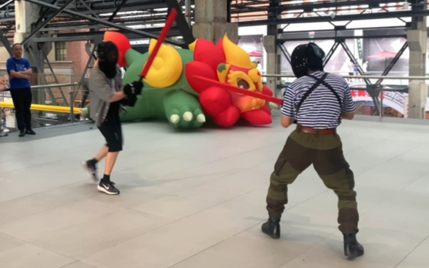 【极光-逐星】哈尔滨西城红场漫展 兵击活动 漫展打剑