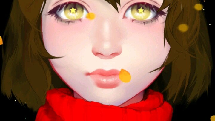 捏了一只flowerfell的金瞳frisk