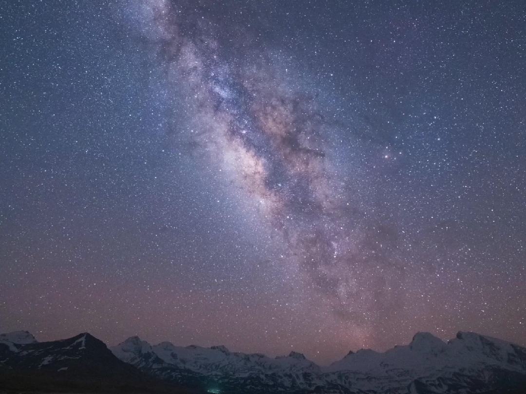 凌晨四点,我把西藏的雪山星空拍摄了下来哔哩哔哩bilibili