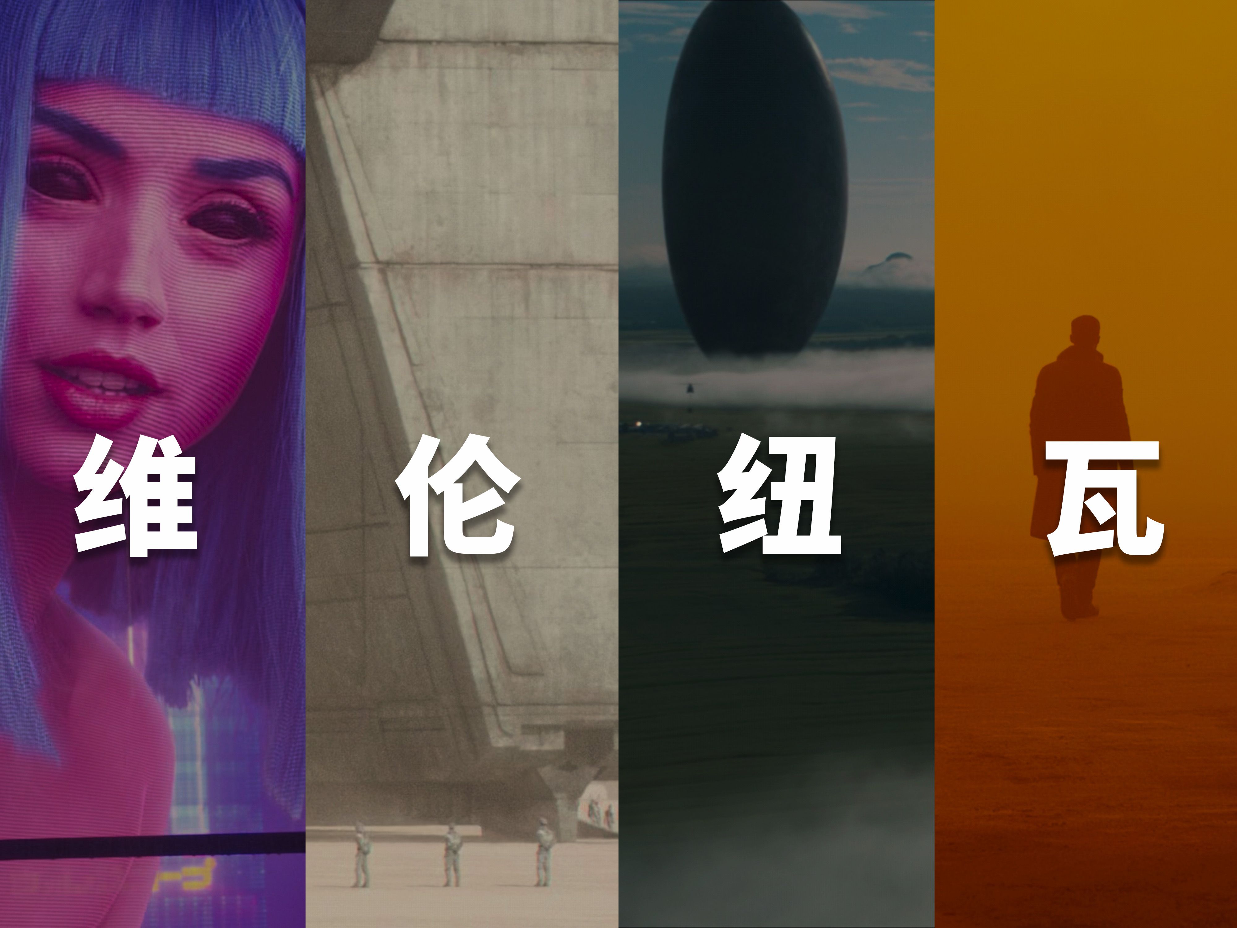【4K混剪】慢下来，去感受维伦纽瓦极致的视觉美学丨银翼杀手2049丨沙丘丨降临
