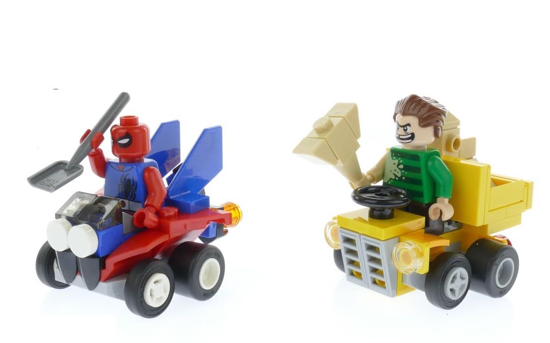 乐高lego 76089 超级英雄 碰碰车 蜘蛛侠vs沙人 2018速拼评测_哔哩