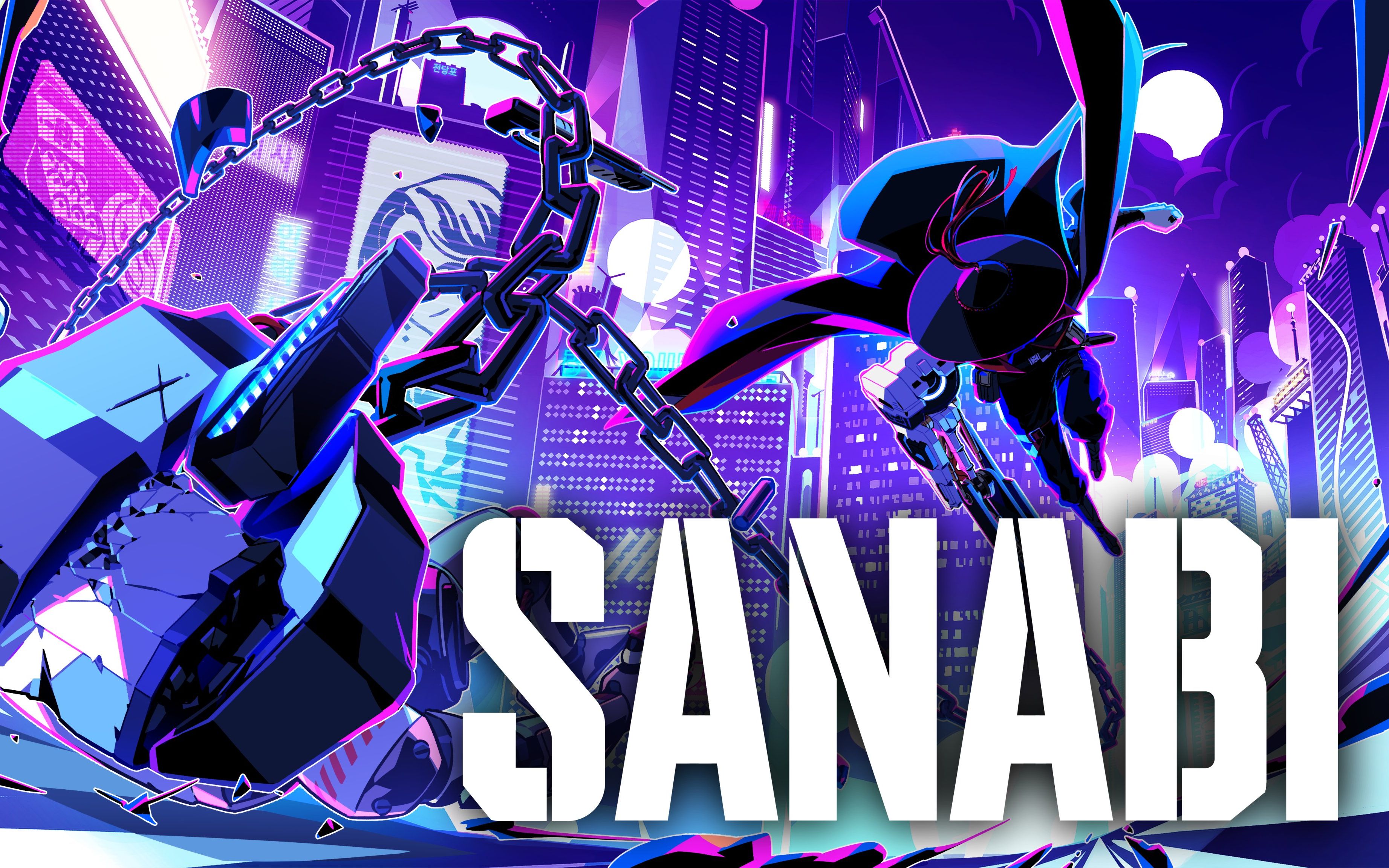 闪避刺客赛博朋克风横版跑酷游戏试玩