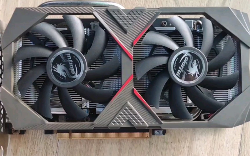 七彩虹gtx1660ti 6g 电竞版 开车:580元 质保两年 双风扇电竞网驰