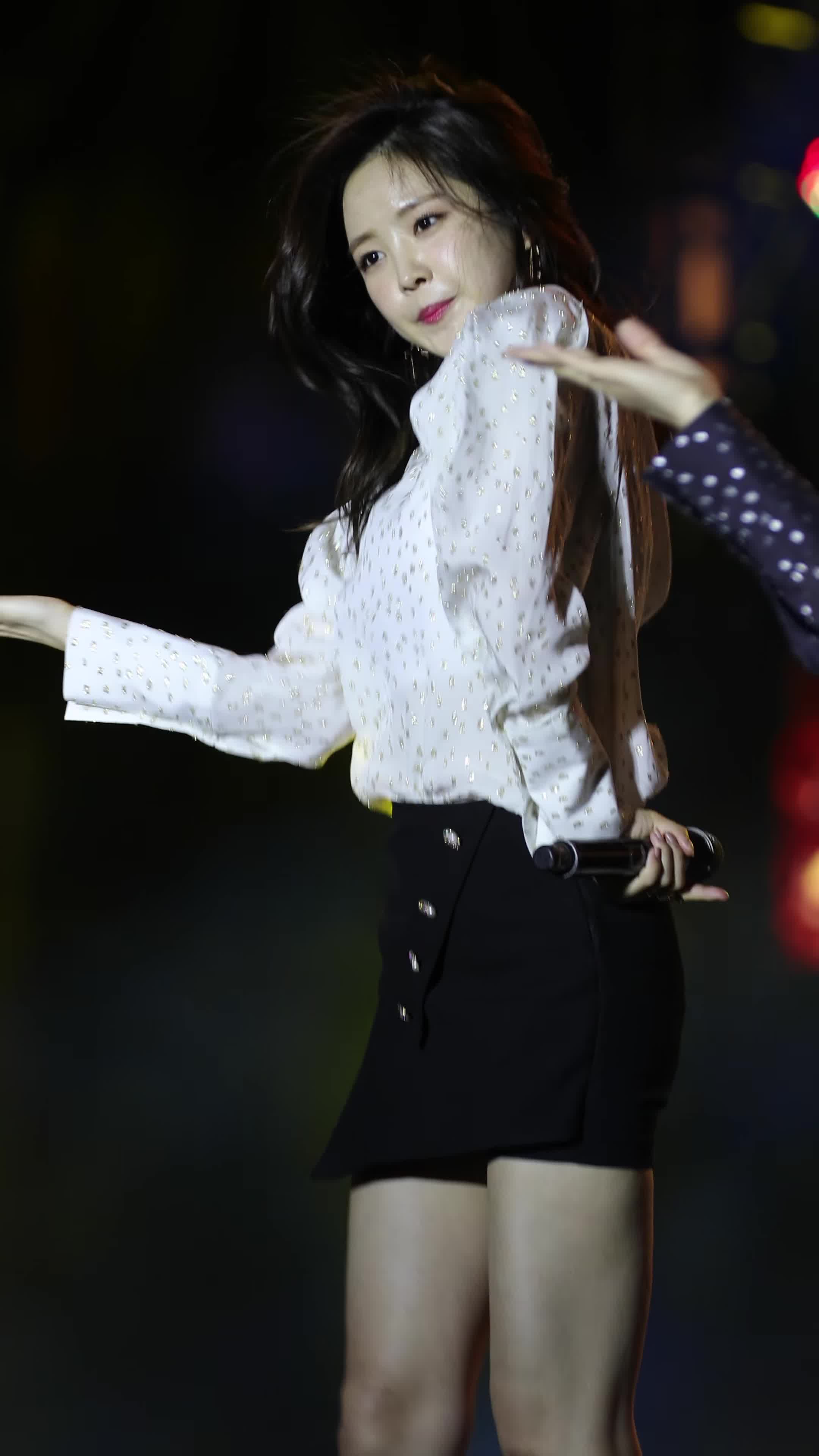 韩国美女组合apink颜值担当孙娜恩最新最全性感热舞饭拍合集三