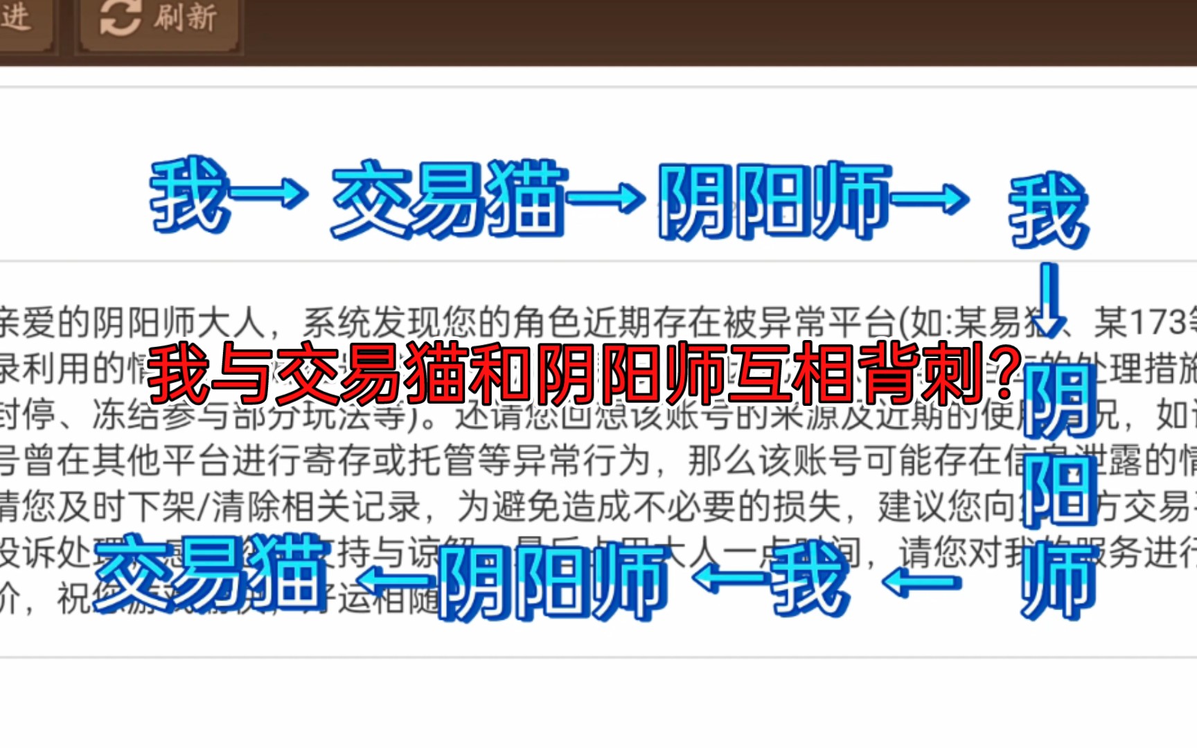 账号挂交易猫被封?教你一次性申诉小技巧哔哩哔哩bilibili阴阳师