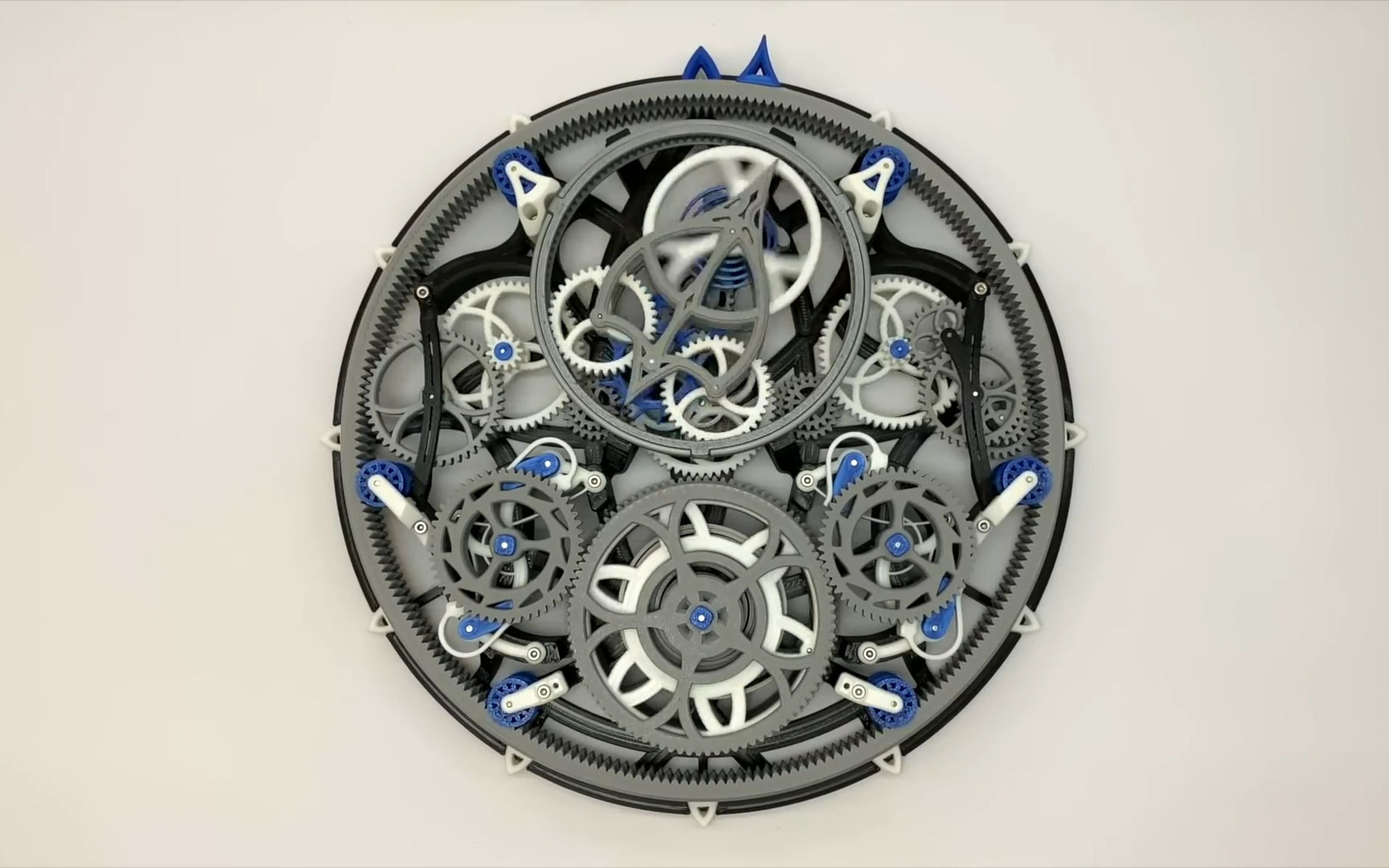 3d打印机械时钟陀飞轮