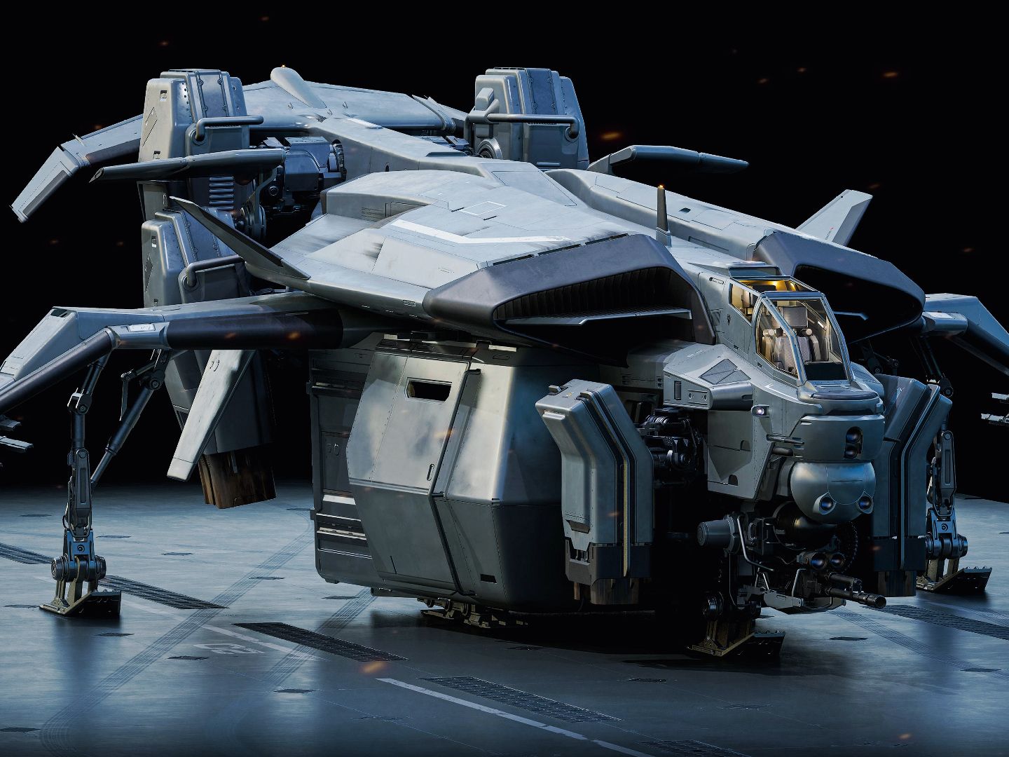 概念设计:航母舰载运输机0.