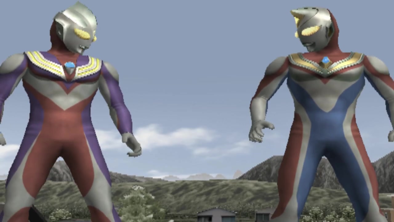 奥特曼格斗进化3单人双手玩奥3双人闯关模式第五期迪迦戴拿