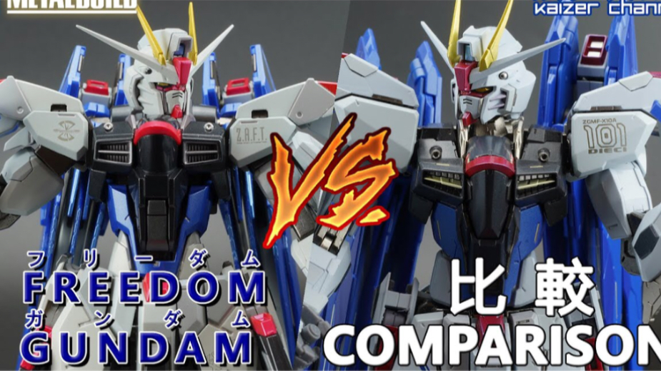 [图]【中文字幕 转载翻译】万代Metalbuild 自由高达 1.0 vs 2.0 新老版本对比评测 MB Freedom Gundam