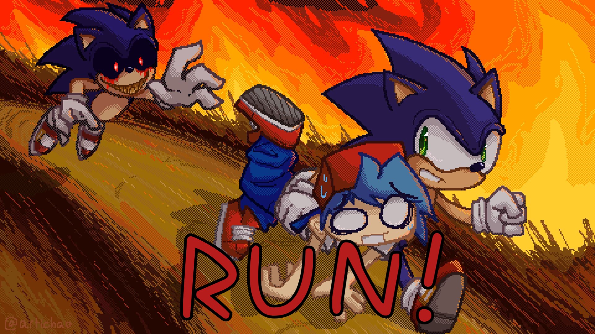 逃离索尼克exe!(confronting youself 面对自己)