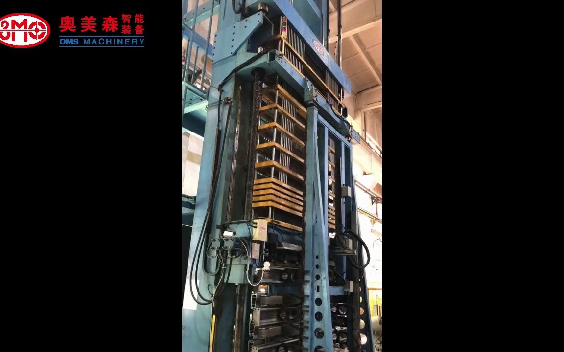 中山奥美森---强制式胀管机翻转门(带输送线)