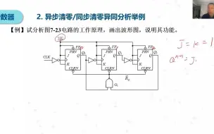 Download Video: 数字逻辑电路743-异步清零与同步清零的异同