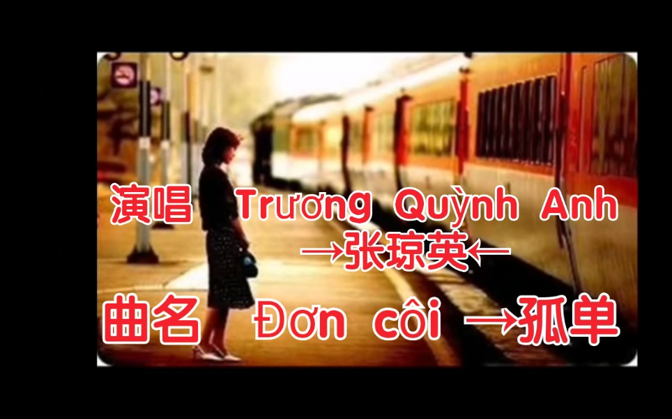 [图]【越南歌曲】【演唱 Trương Quỳnh Anh→张琼英】【曲名 Đơn côi →孤单】官方发布版本