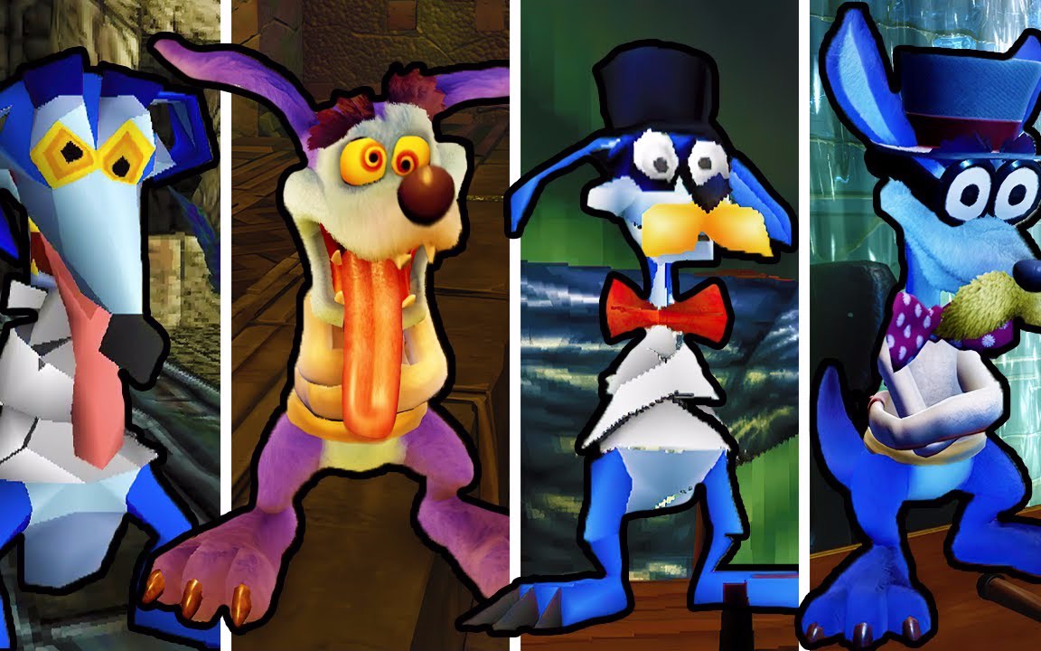 ripperroo古惑狼赛车进化史19972021