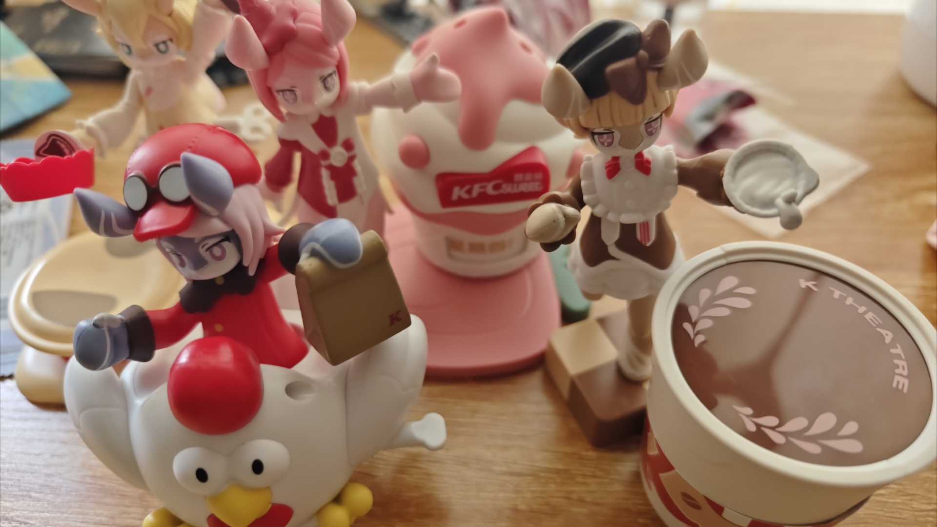 肯德基x原神联名 美露莘 全套玩具 开箱测评