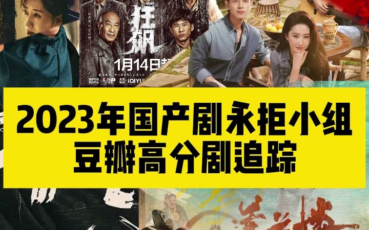 谁最对你口味?2023年国产剧永拒小组豆瓣高分剧追踪哔哩哔哩bilibili