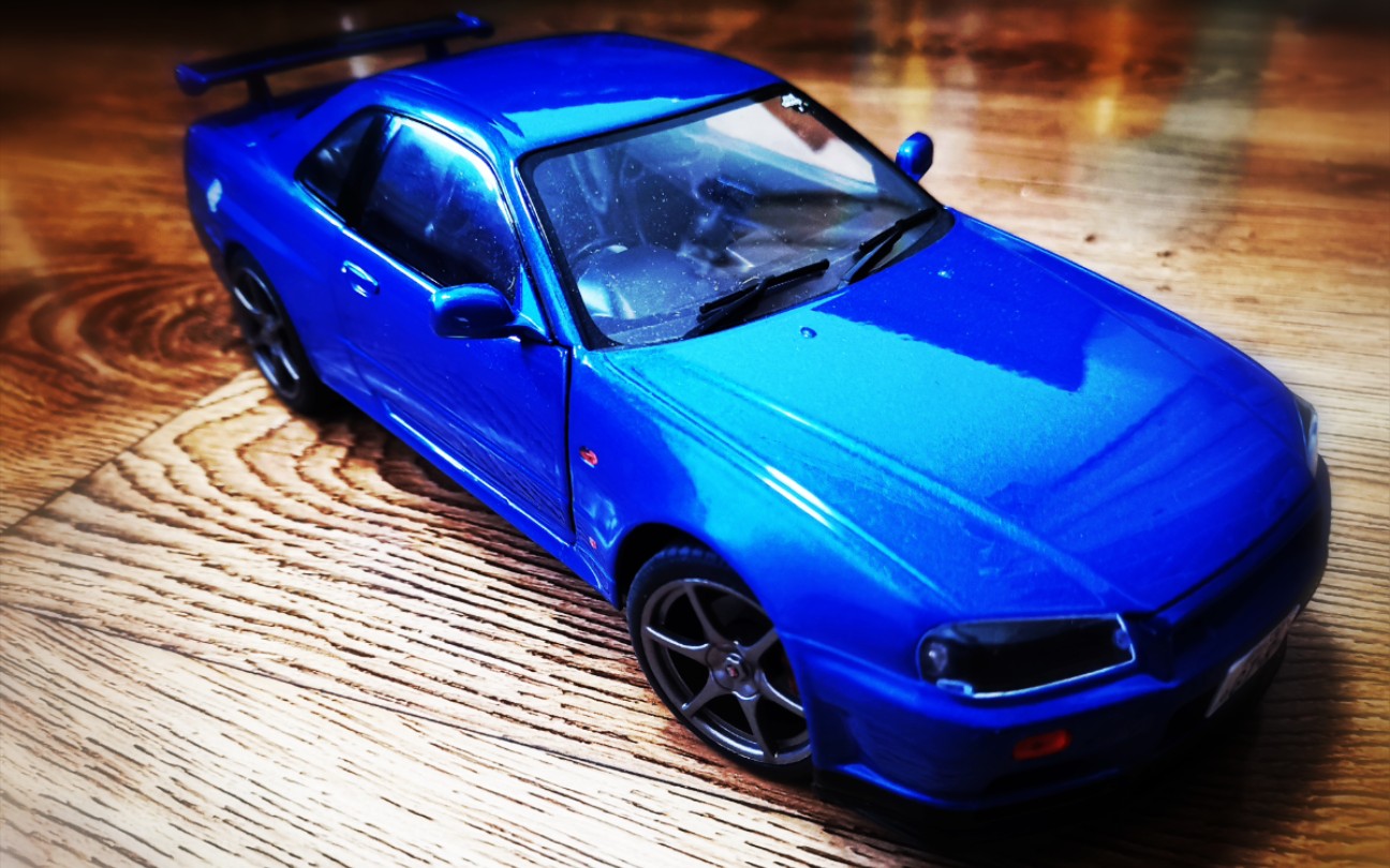 索立德solide 日产gtr34 1 18比例车模