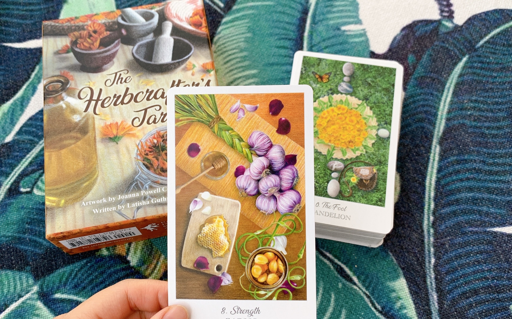 塔罗牌开箱theherbcrafterstarot灵性草药塔罗牌