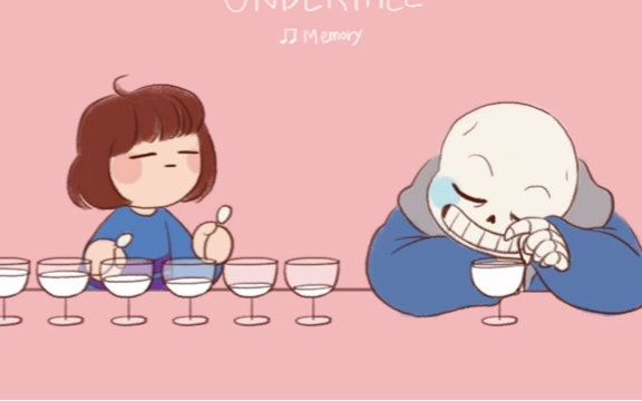 [图]【Undertale】传说之下音乐手书动画 Undertale/Memory/Temmie Village