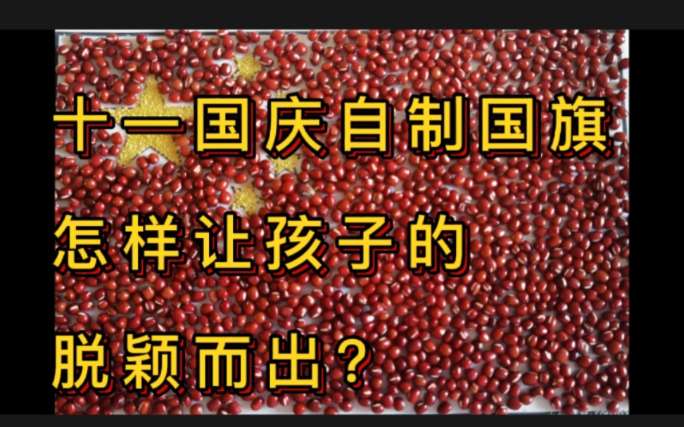 全网独一份的国旗手工!小学生幼儿园国庆手工快收藏!哔哩哔哩bilibili