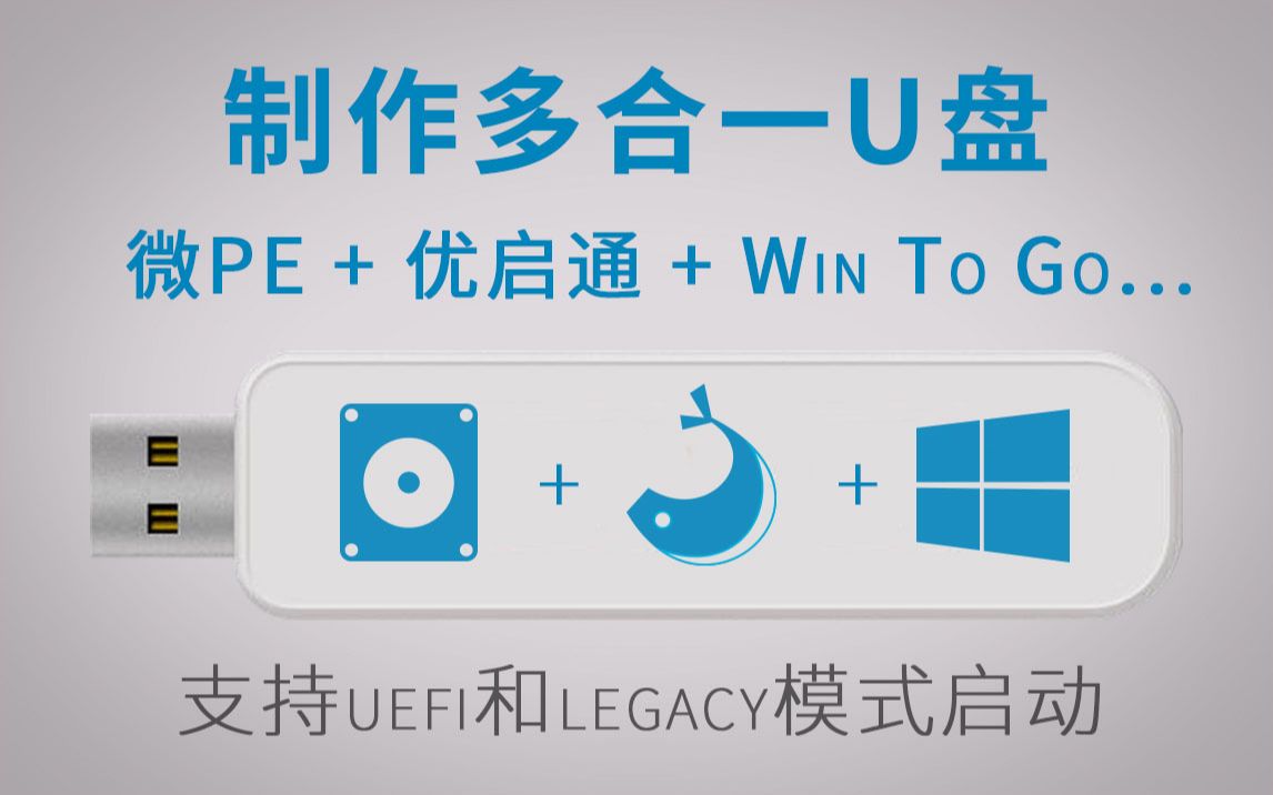 [图]一个U盘安装多个PE系统+Win To Go支持uefi和legacy模式启动