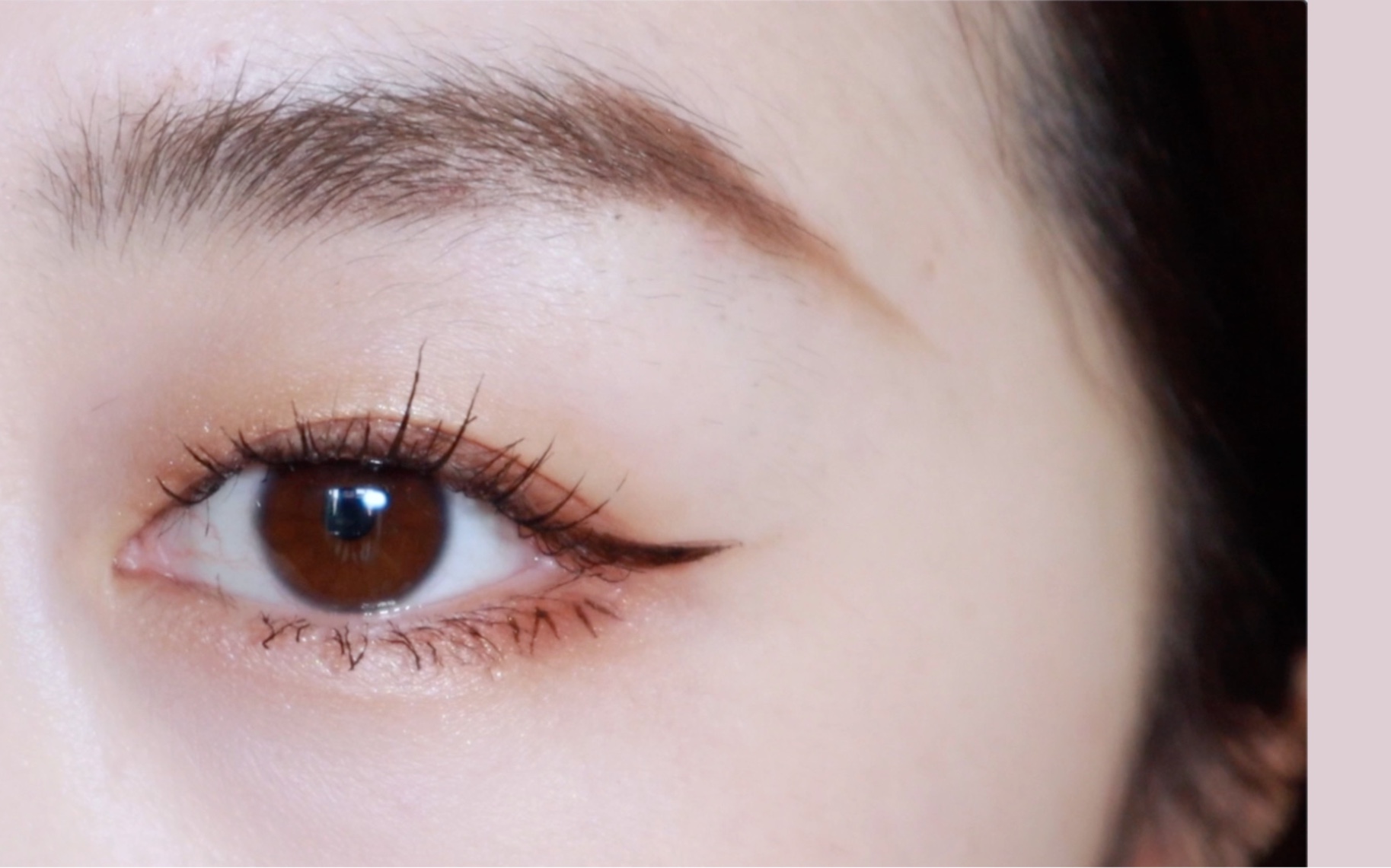 3分钟画完的那种,不贴双眼皮也能消肿放大眼睛~natasha#mini sunset