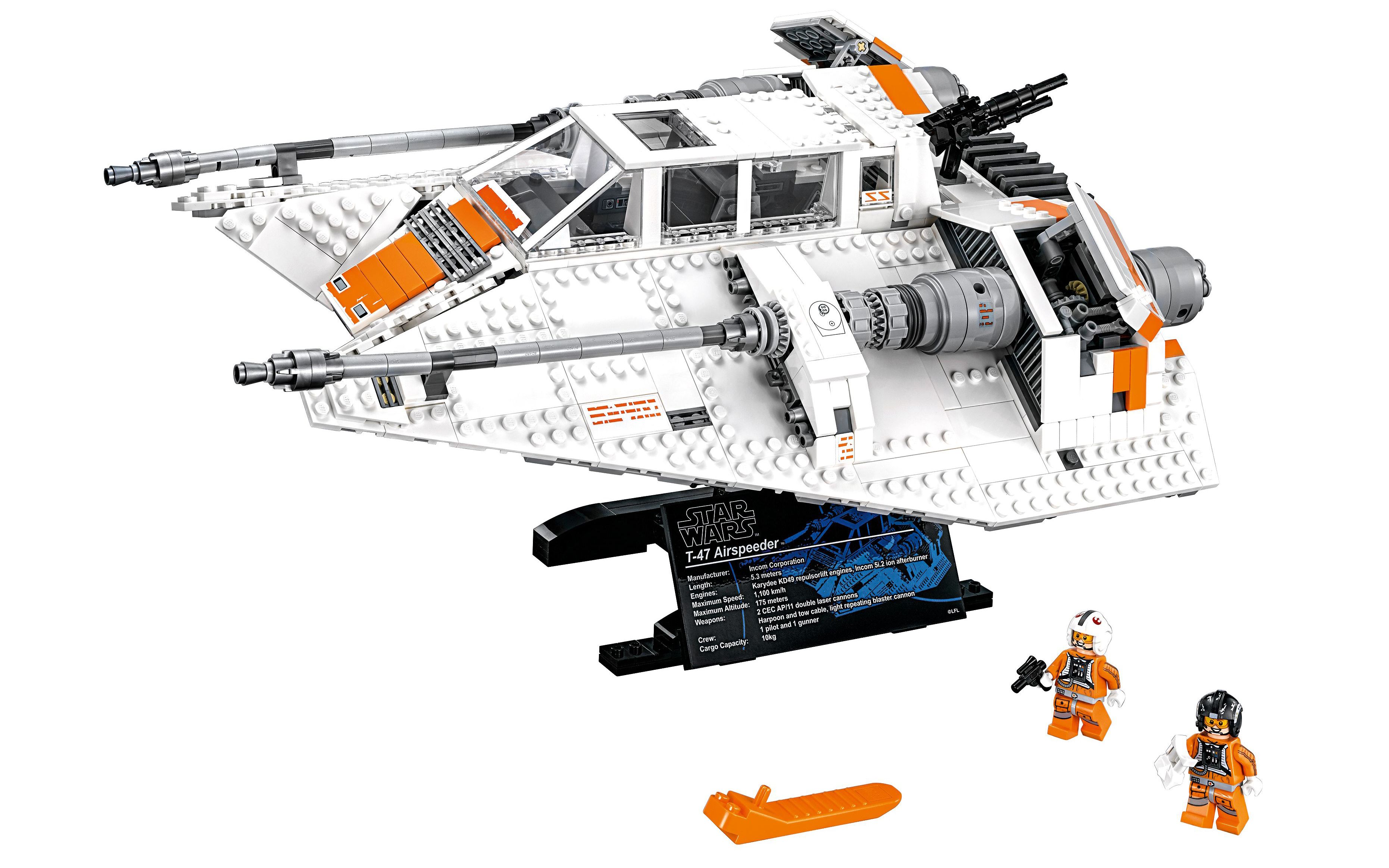 乐高 lego 75144 星球大战 雪地战机 2017速拼评测