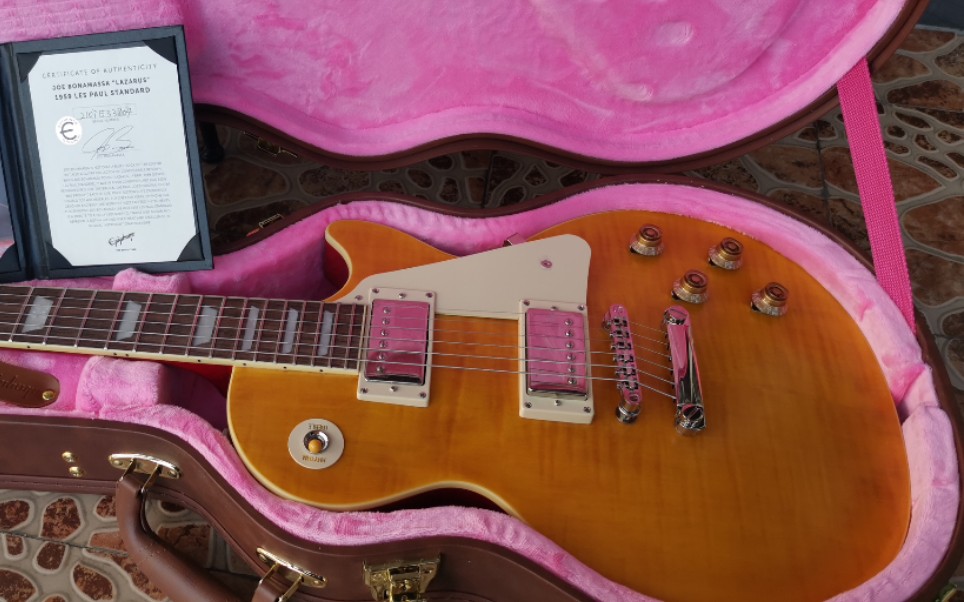 [图]不cry怎叫les paul，用epiphone1959 joe bonamassa签名款Lazarus弹枪花屎叔的don't cry是什么感觉