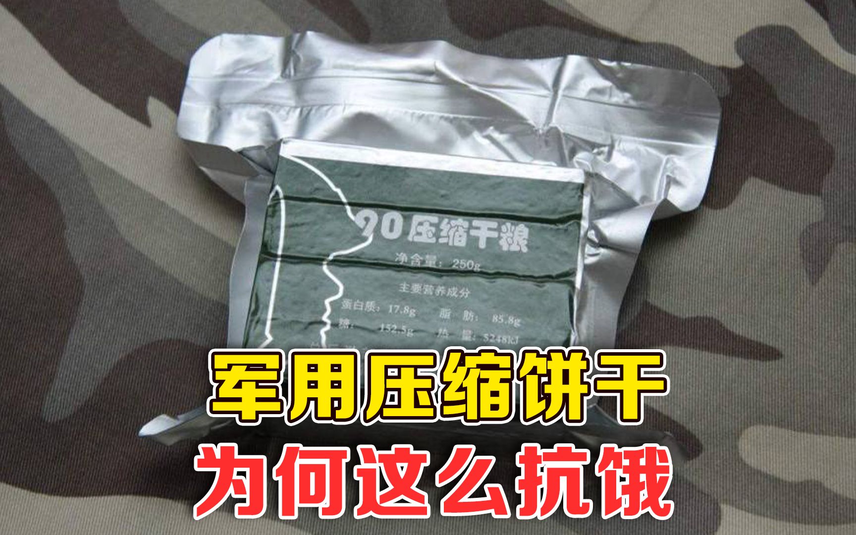 军用压缩饼干,看起来没什么特别之处,为何却那么抗饿?哔哩哔哩bilibili